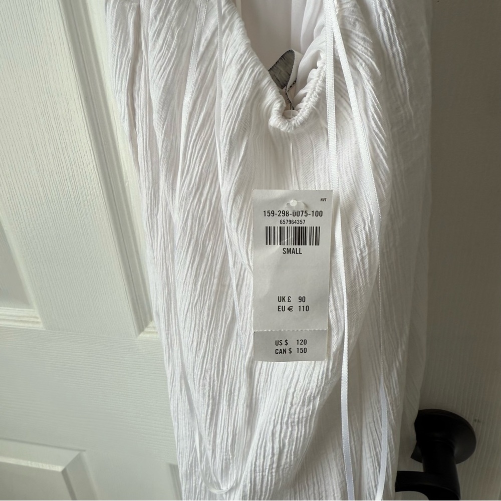 Abercrombie Crinkle Textured Cutout Maxi Dress NWT - Picture 6 of 6